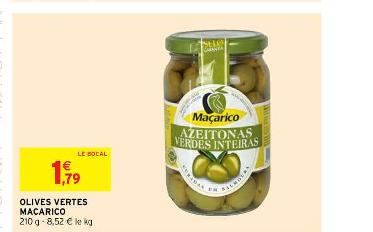 Olives Vertes Macarico