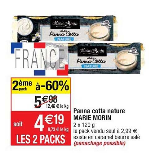 panna cotta nature marie morin