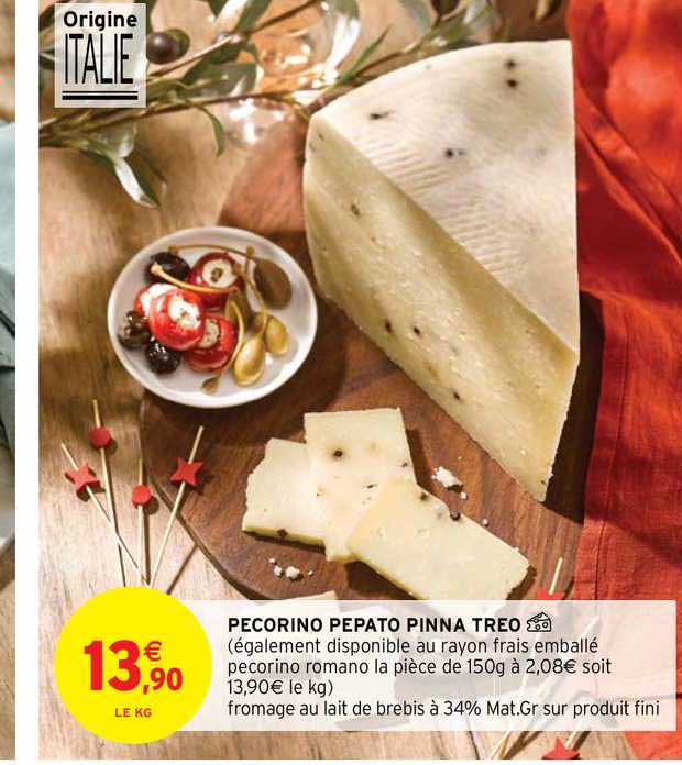 pecorino pepato pinna tréo