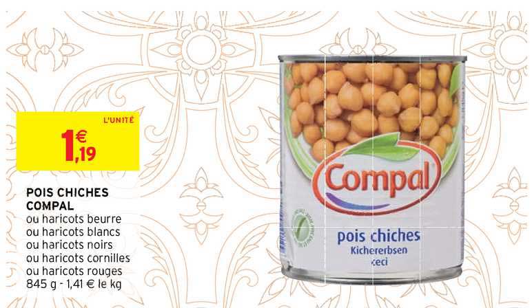 Pois Chiches Compal