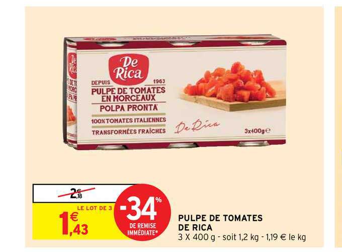 pulpe de tomates de rica