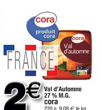 val d'automne 27% m.g. cora
