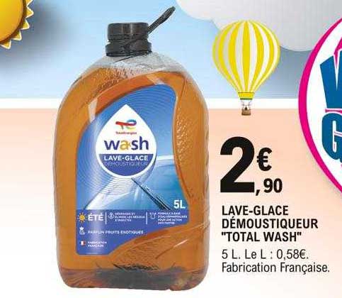 lave-glace démoustiqueur "total wash"