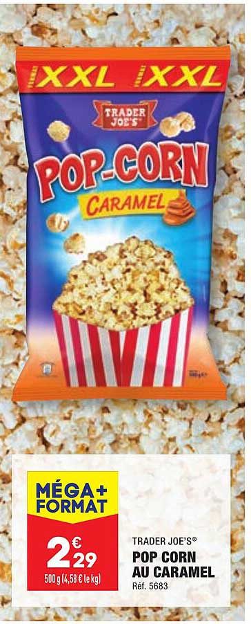 pop corn au caramel trader joe's
