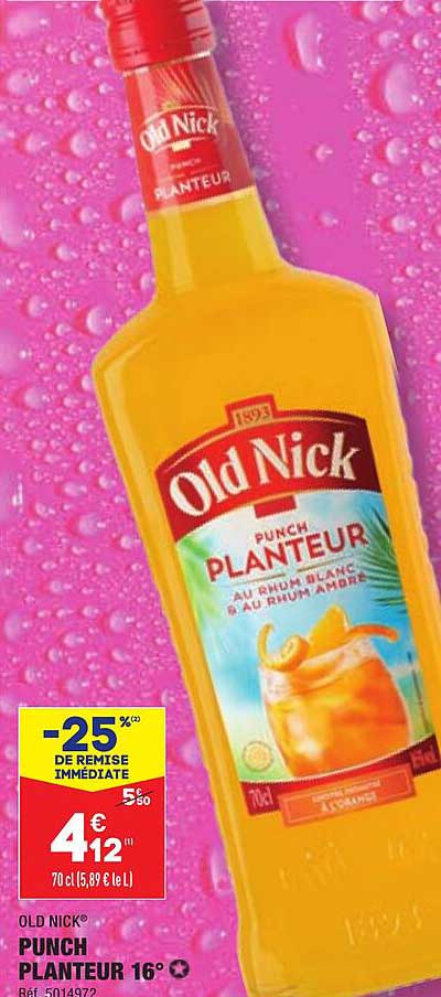 punch planteur 16° old nick