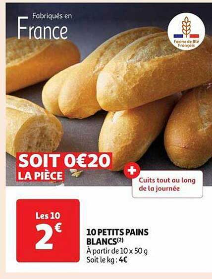 10 Petits Pains Blancs