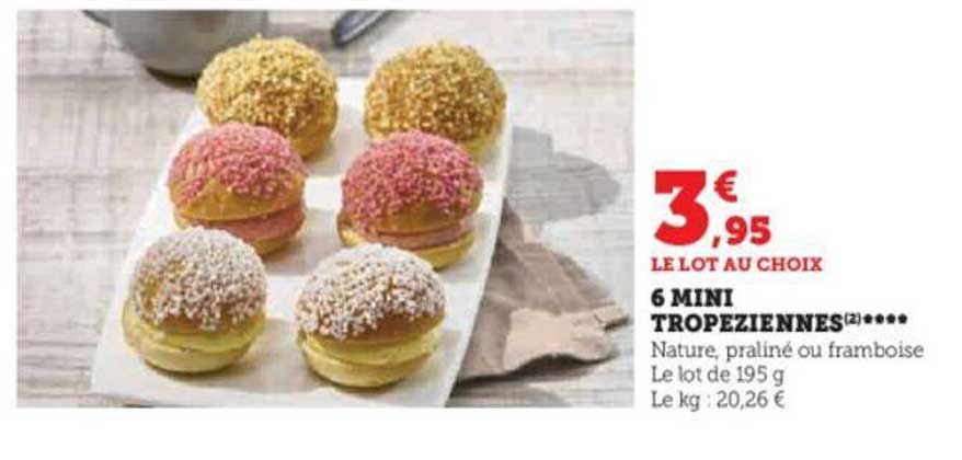 6 Mini Tropéziennes