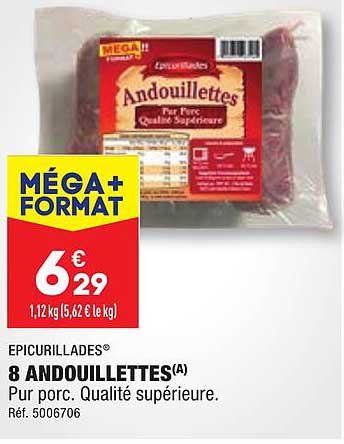 8 Andouillettes épicurillades