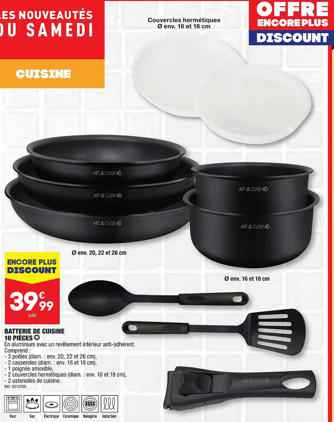 Batterie De Cuisine 10 Pièces