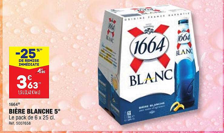 Bière Blanche 5° 1664