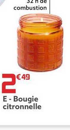 Bougie Citronnelle