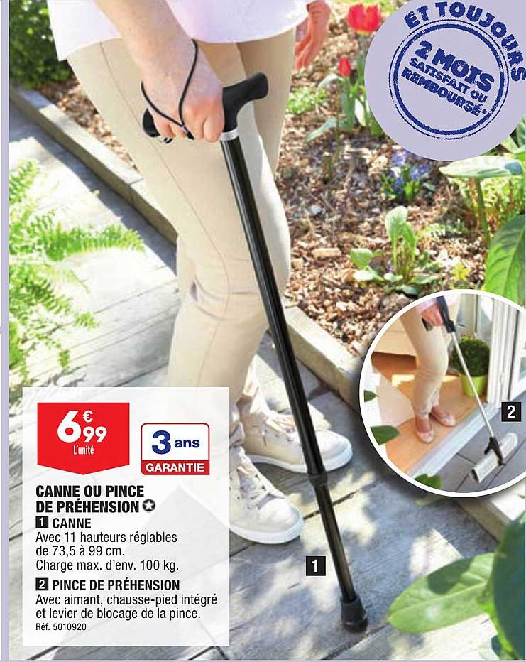 Canne Ou Pince De Préhension