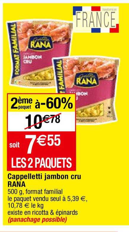 Cappelletti Jambon Cru Rana