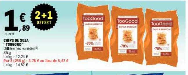 Chips De Soja "toogood"