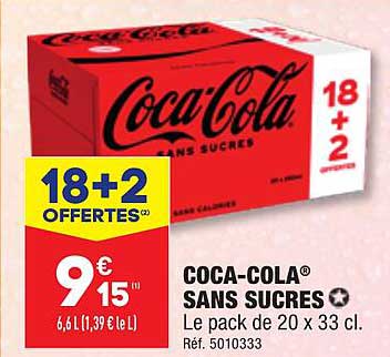 coca-cola sans sucres