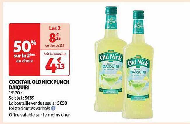 cocktail old nick punch daiquiri