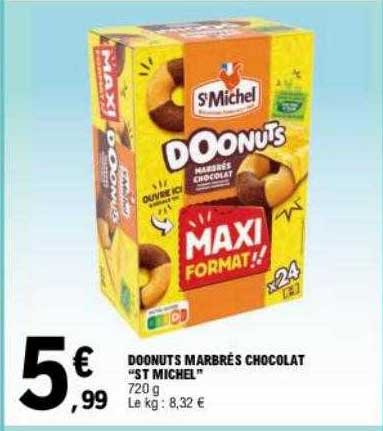 doonuts marbrés chocolat "st michel"