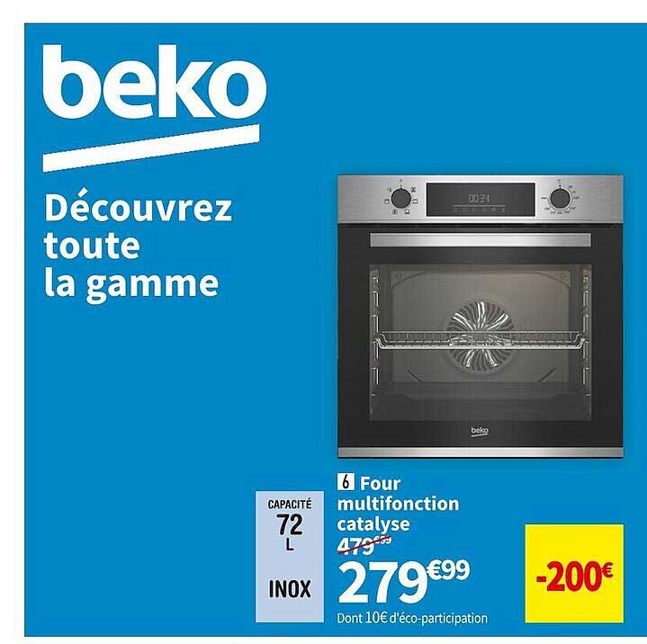 Four Multifonction Catalyse