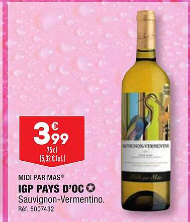 igp pays d'oc midi par mas