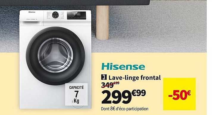 lave-linge frontal hisense
