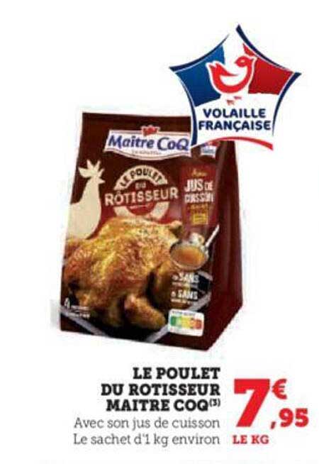 le poulet du rôtisseur maître coq