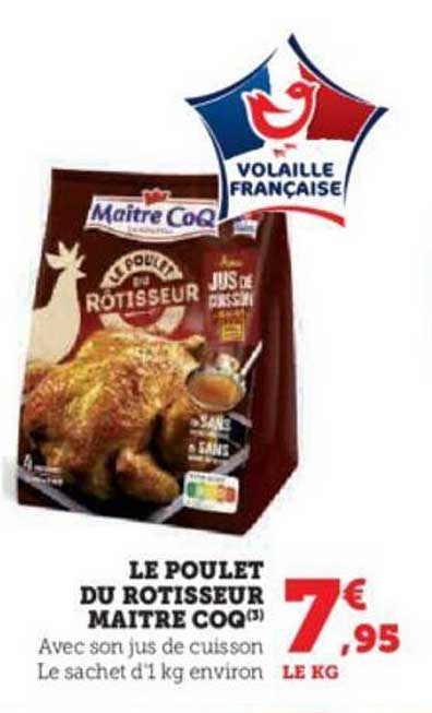 le poulet du rôtisseur maître coq