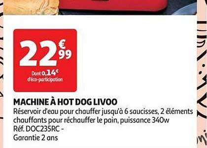 machine à hot dog livoo