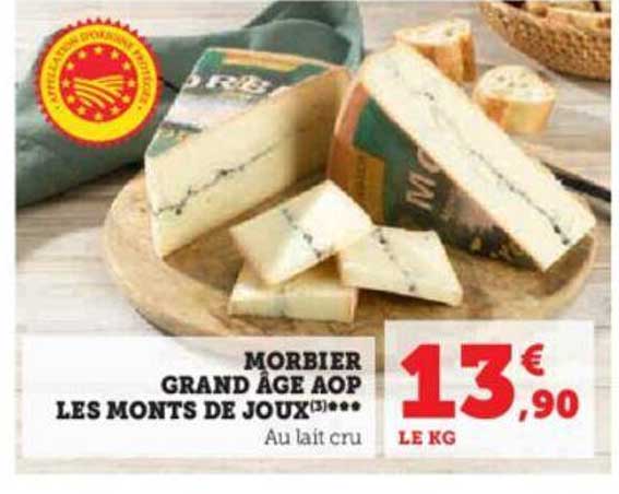 morbier grand âge aop les monts de joux