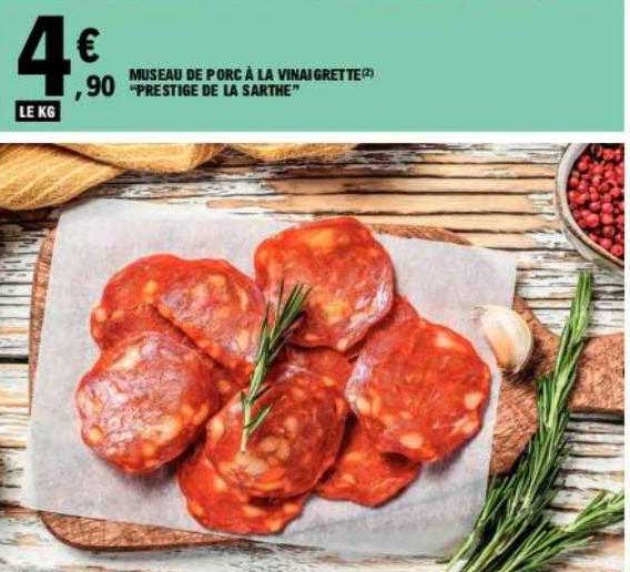 Museau De Porc à La Vinaigrette "prestige De La Sarthe"