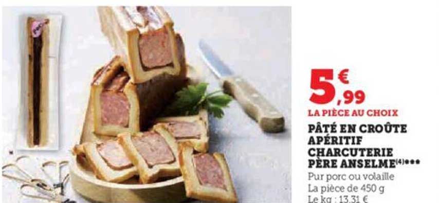 pâté en croûte apéritif charcuterie père anselme