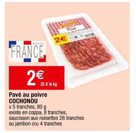 Pavé Au Poivre Cochonou