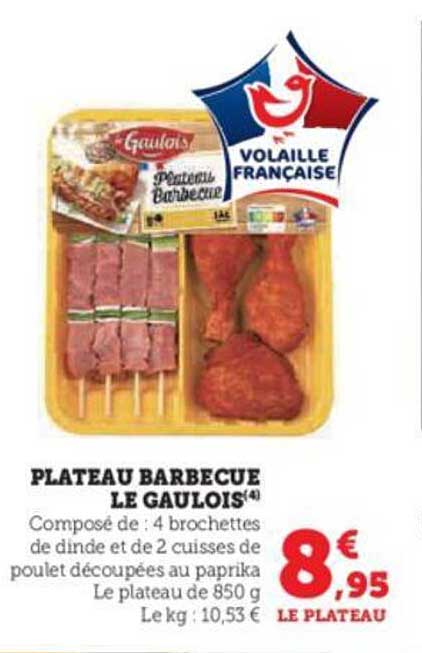 Plateau Barbecue Le Gaulois