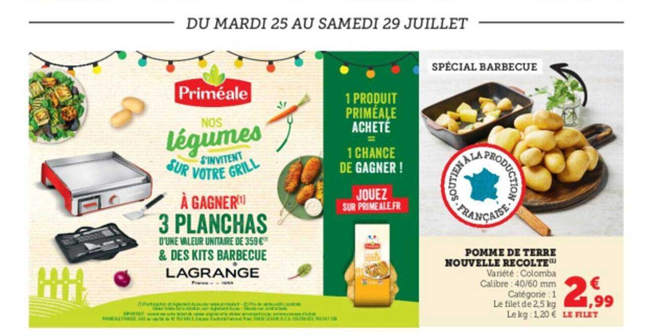 pomme de terre nouvelle récolte