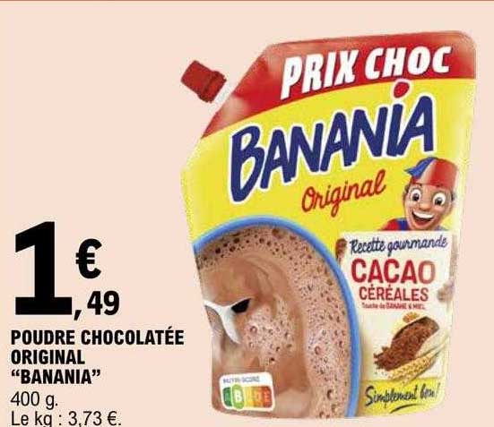 poudre chocolatée original "banania"