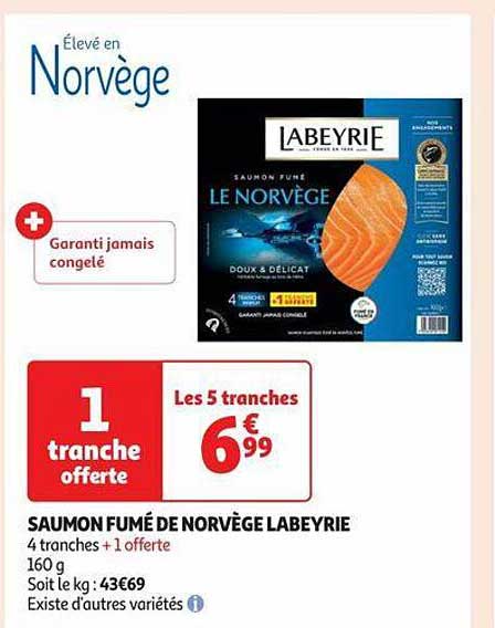 Saumon Fumé De Norvège Labeyrie
