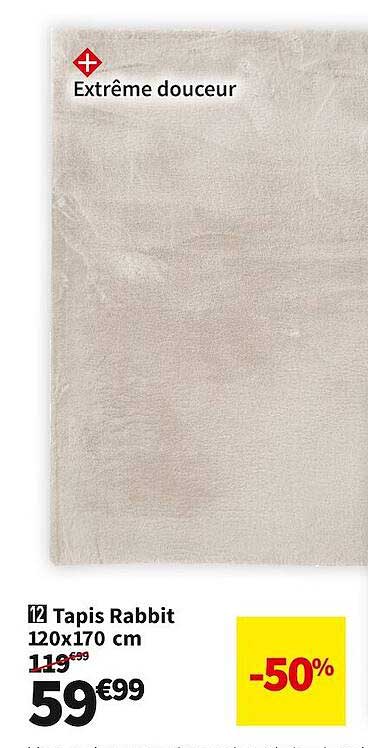 tapis rabbit 120 x 170 cm