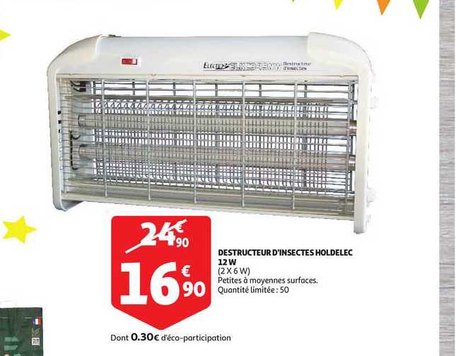 destructeur d'insectes holdelec 12 w