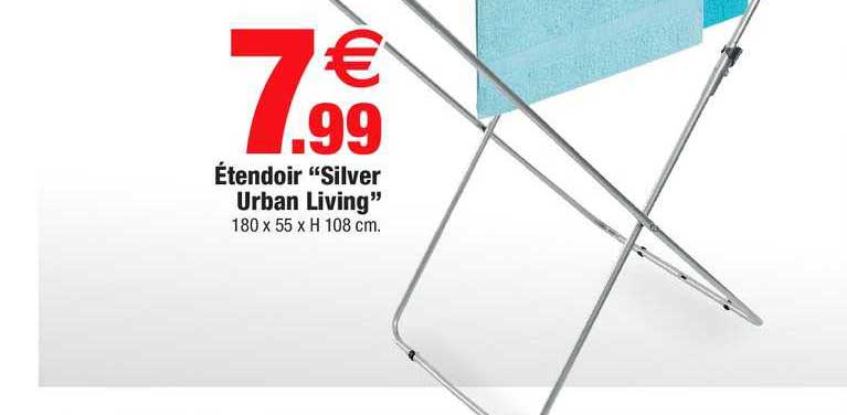 étendoir Silver Urban Living