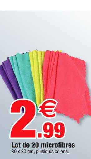 Lot De 20 Microfibres
