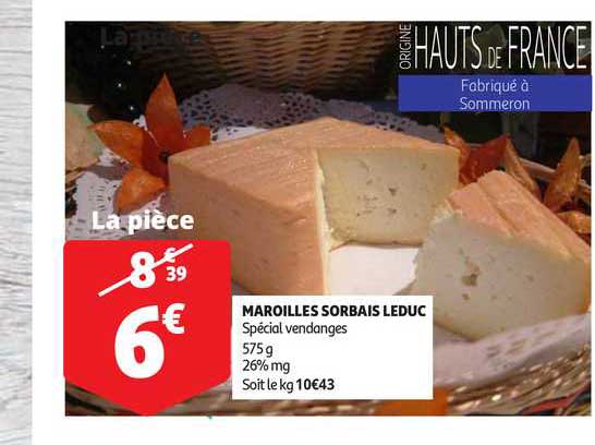 maroilles sorbais leduc