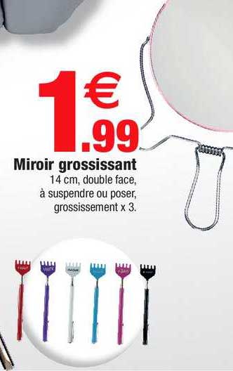 miroir grossissant