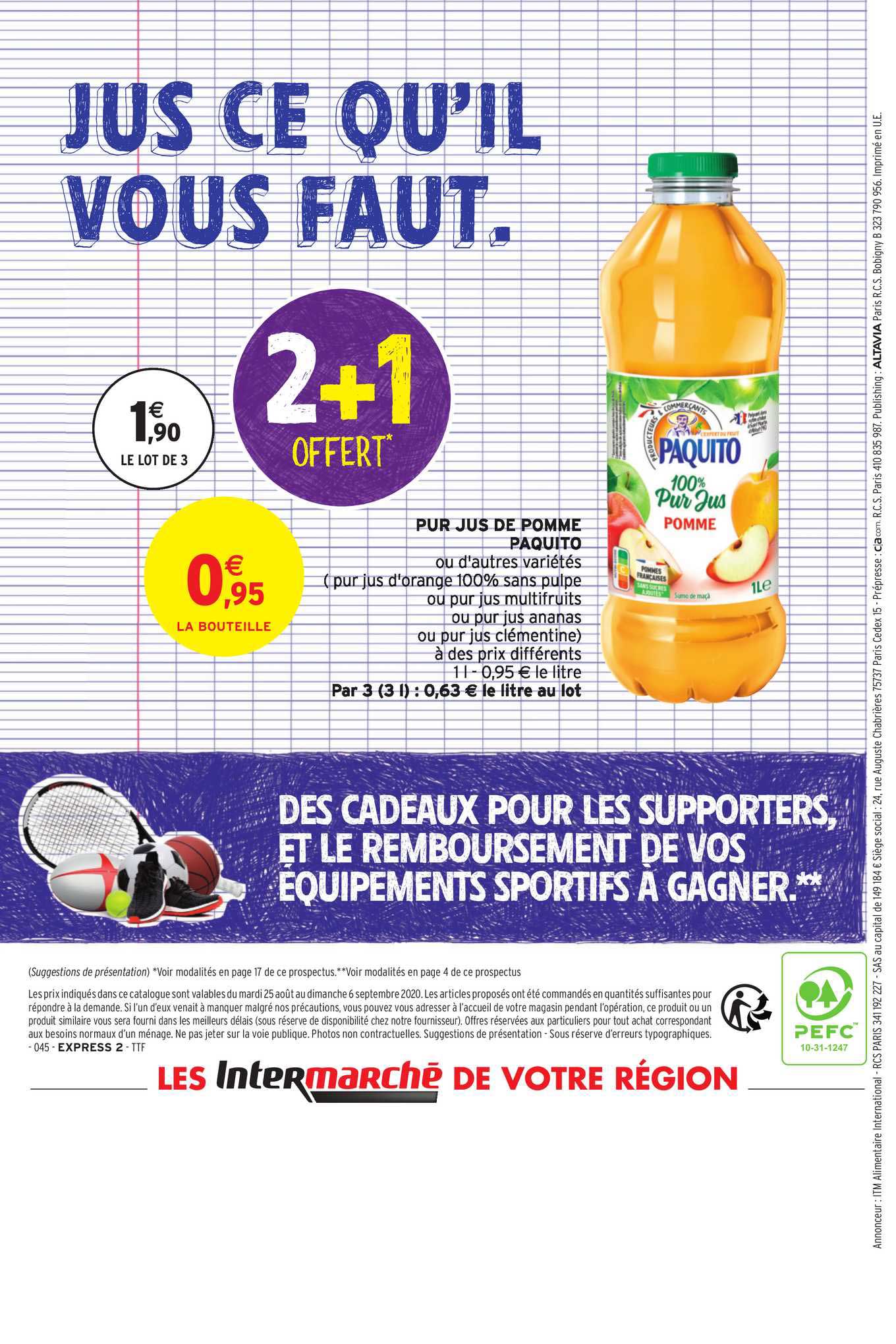 Pur Jus De Pomme Paquito