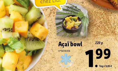 açaï bowl
