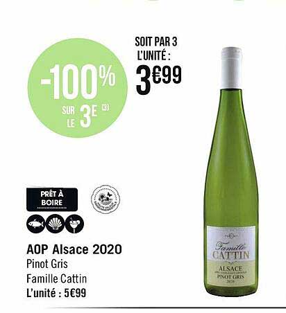 aop alsace 2020 pinot cattin famille cattin