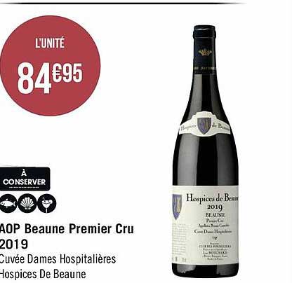 aop beaune premier cru 2019 cuvée dames hospitalières hospices de beaune