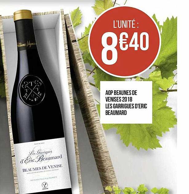 aop beaunes de venises 2018 les garrigues d'éric beaumard