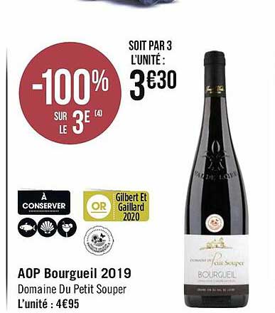 Aop Bourgueil 2019 Domaine Du Petit Souper