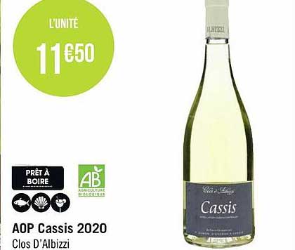 aop cassis 2020 clos d'albizzi