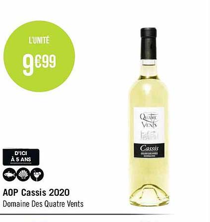 aop cassis 2020 domaine des quatre vents