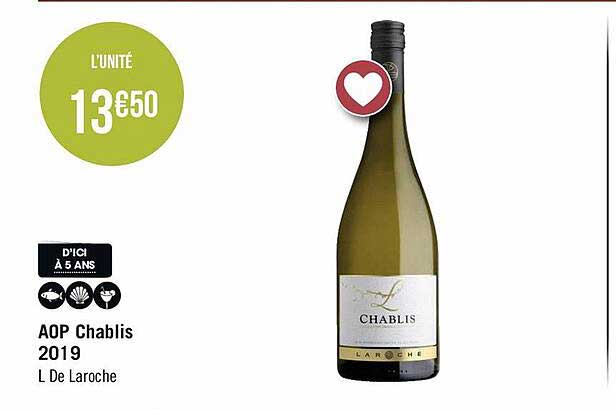 aop chablis 2019 l de laroche